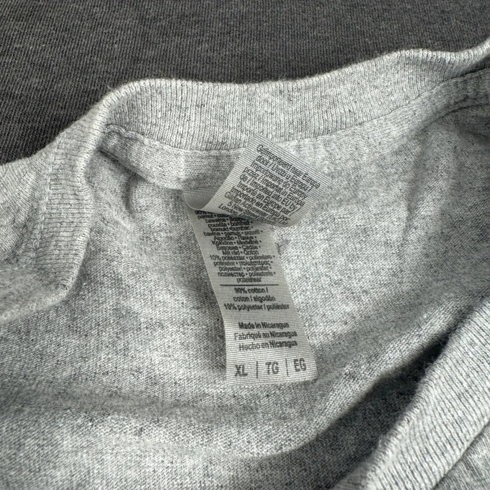 Mens XL Gray Rip's Train Station Yellowstone One Way‎ Tours Graphic T Shirt - Picture 4 of 8